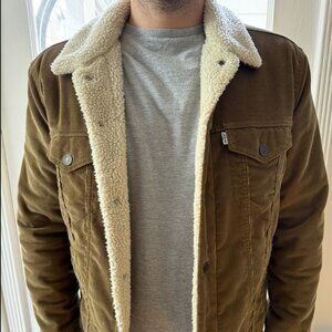 Levi's Corduroy Sherpa Trucker Jacket